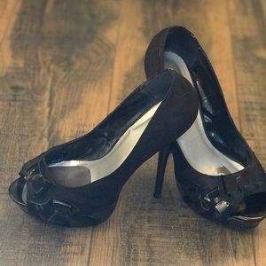 Black Heels with Bows
